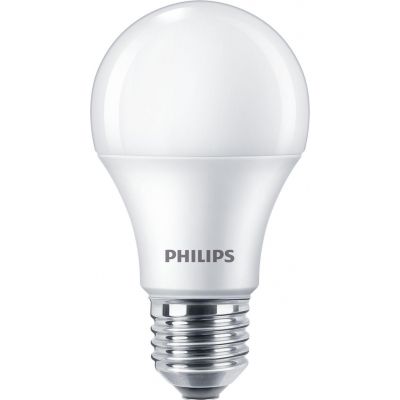Żarówka LED 10W=75W 1055lm 2700K barwa ciepła kulka 10-75W A60 E27 827 Plastik matowy PHILIPS (929002306508)